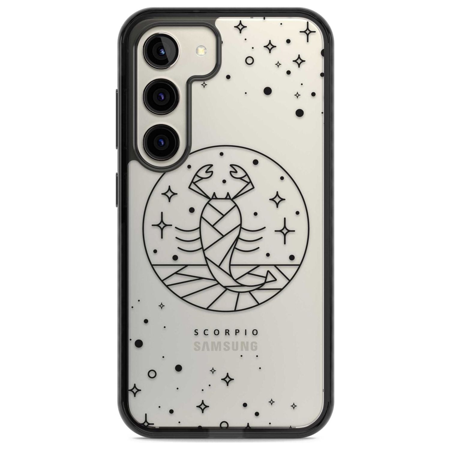 Scorpio Emblem Cosmic Design