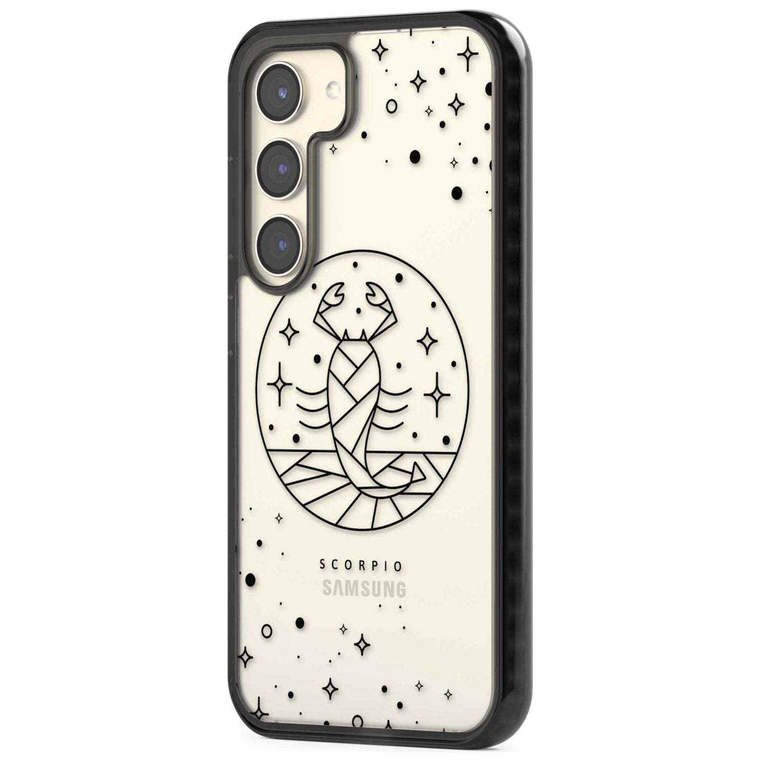 Scorpio Emblem Cosmic Design