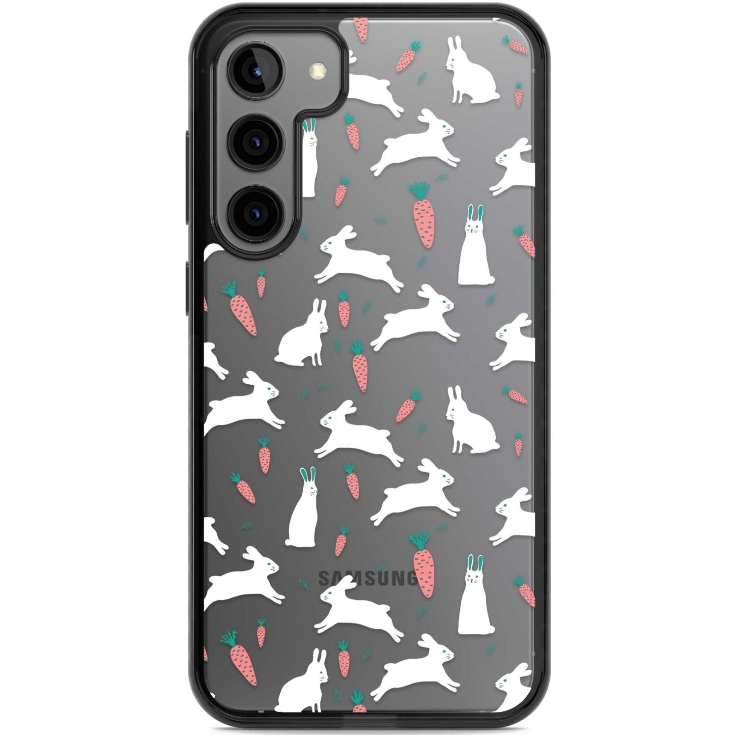 White Bunnies And Carrots