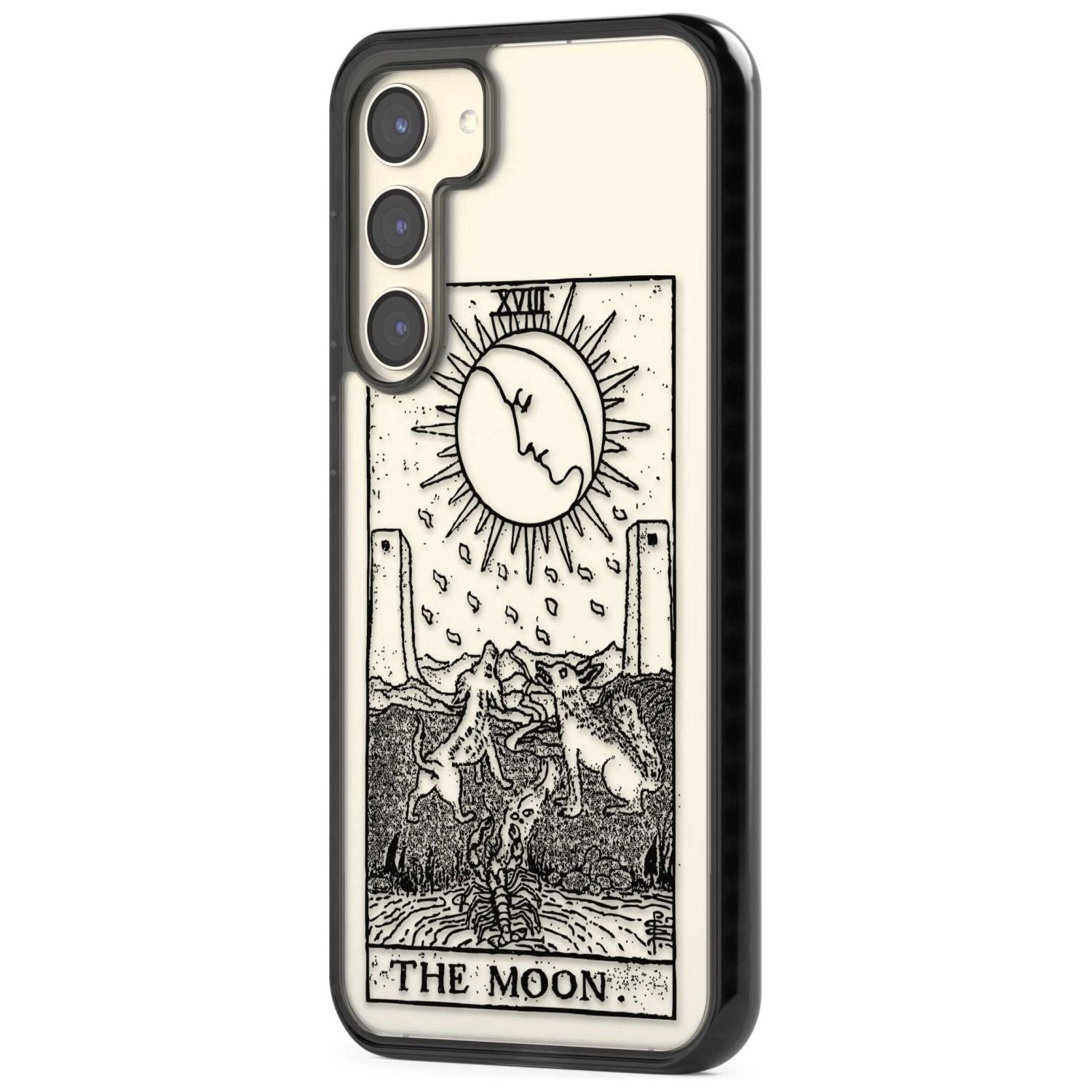 Personalised The Moon Tarot Card - Transparent Custom Phone Case iPhone 15 Pro Max / Black Impact Case,iPhone 15 Plus / Black Impact Case,iPhone 15 Pro / Black Impact Case,iPhone 15 / Black Impact Case,iPhone 15 Pro Max / Impact Case,iPhone 15 Plus / Impact Case,iPhone 15 Pro / Impact Case,iPhone 15 / Impact Case,iPhone 15 Pro Max / Magsafe Black Impact Case,iPhone 15 Plus / Magsafe Black Impact Case,iPhone 15 Pro / Magsafe Black Impact Case,iPhone 15 / Magsafe Black Impact Case,iPhone 14 Pro Max / Black Im