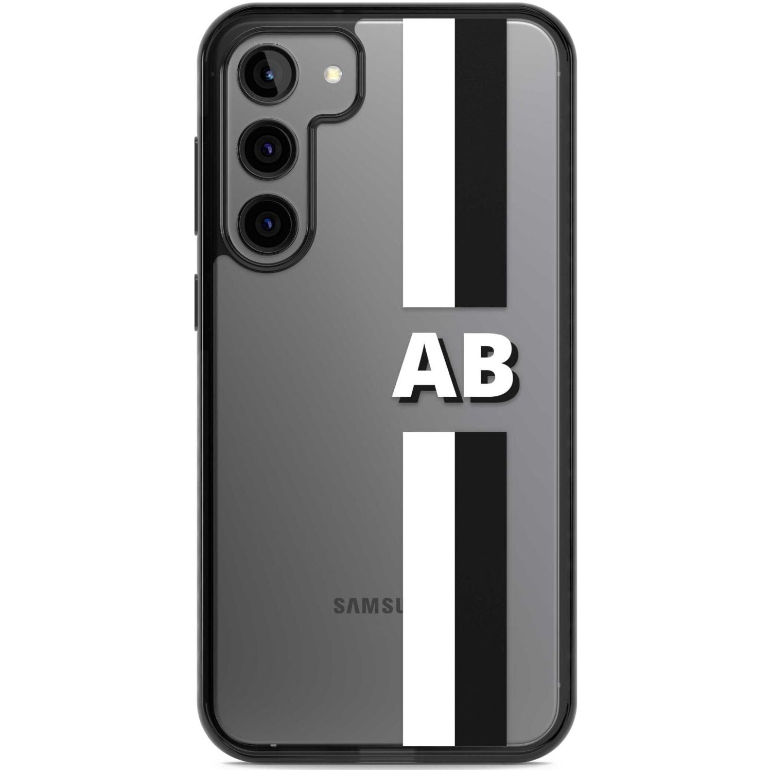 Personalised Clear Text 6E Custom Phone Case Samsung S22 Plus / Black Impact Case,Samsung S23 Plus / Black Impact Case Blanc Space