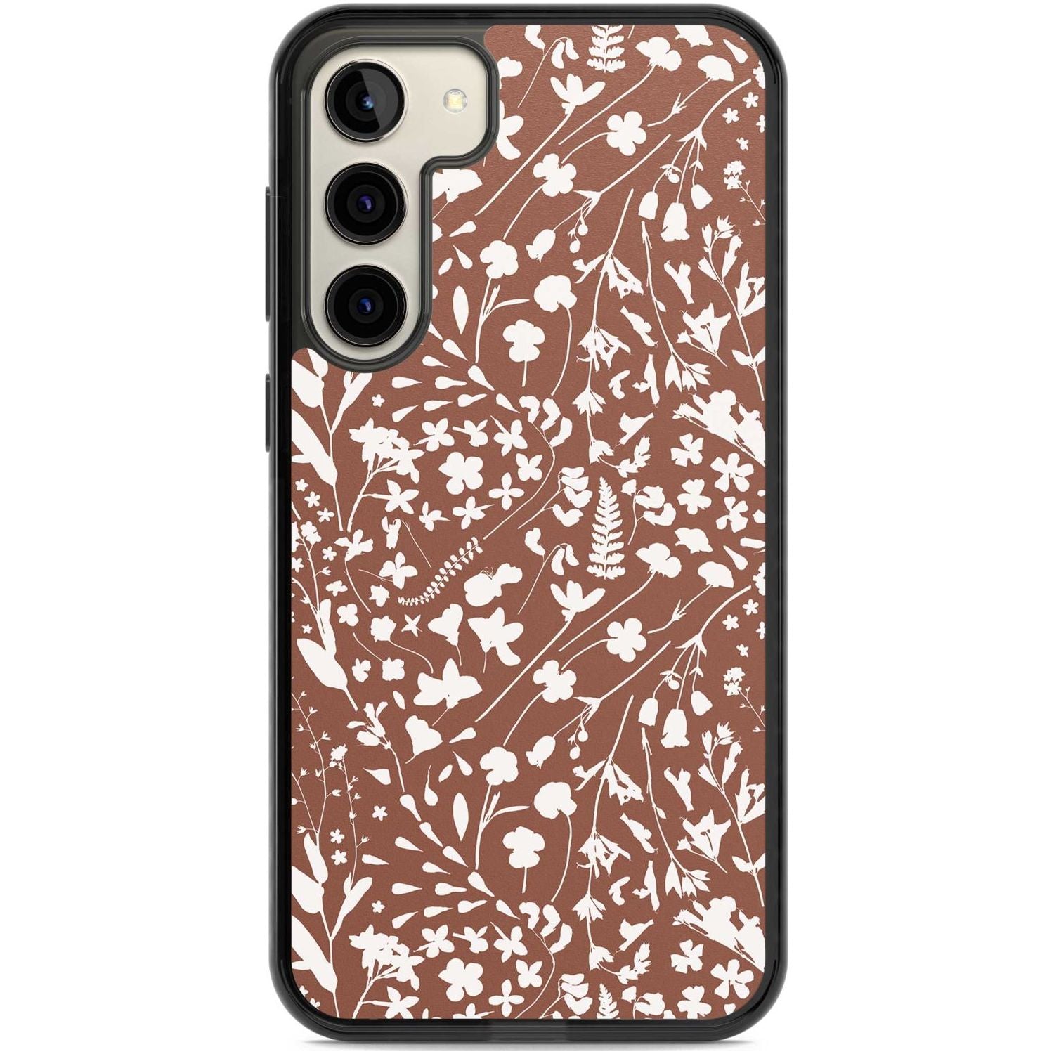 Wildflower Cluster On Terracotta