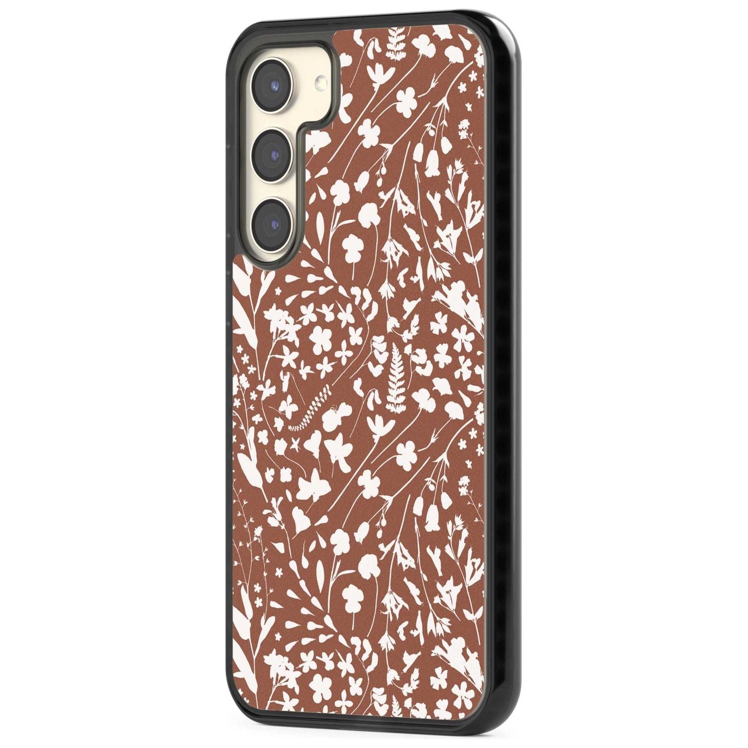 Wildflower Cluster On Terracotta