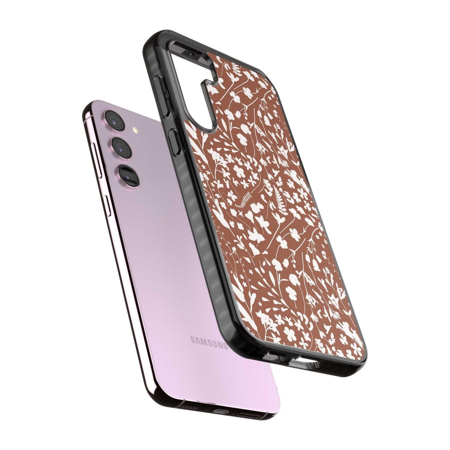 Wildflower Cluster On Terracotta