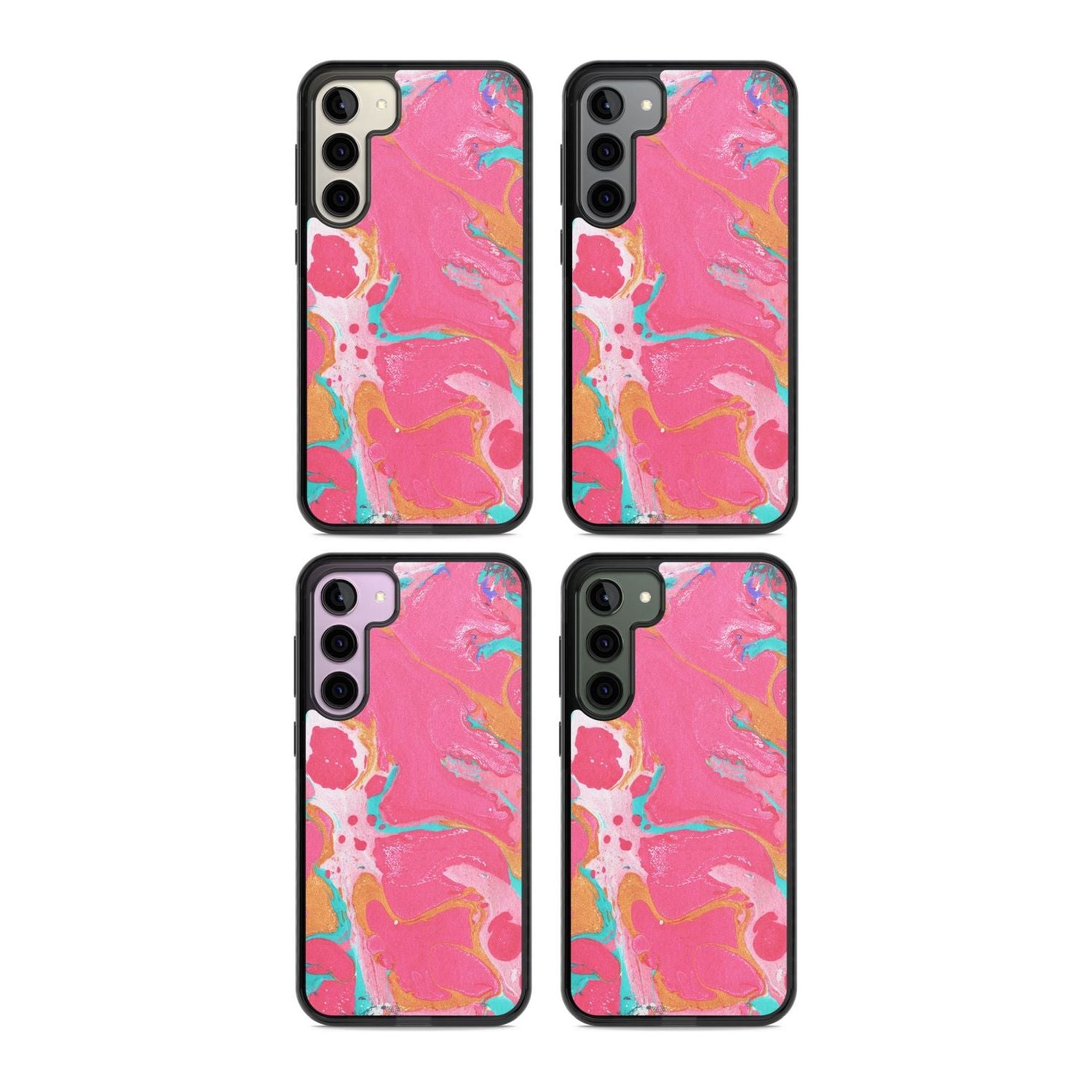 Vibrant Marbled Paper