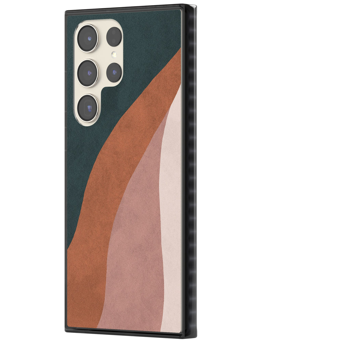Earthwave Abstract Samsung S22 Ultra / Samsung S23 Ultra / Samsung S24 Ultra Impact Black Phone Case side