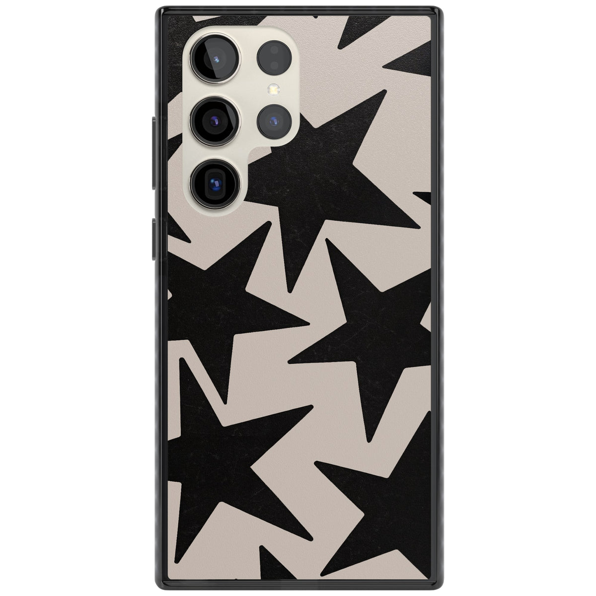 Black Superstars Samsung S22 Ultra / Samsung S23 Ultra / Samsung S24 Ultra Impact Black Phone Case front
