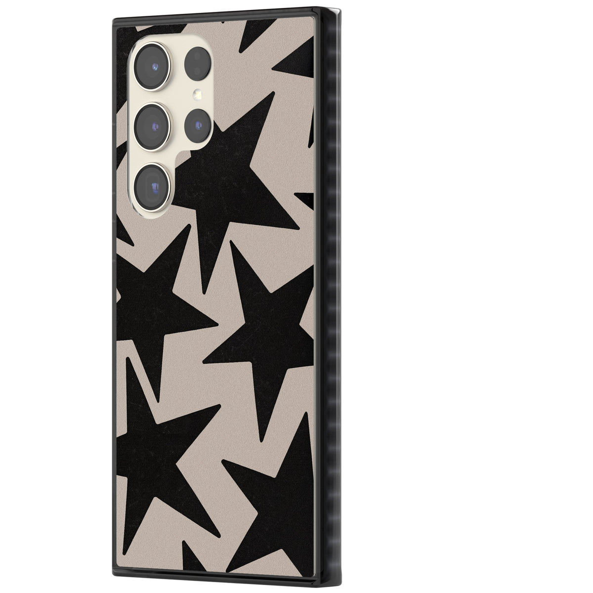 Black Superstars Samsung S22 Ultra / Samsung S23 Ultra / Samsung S24 Ultra Impact Black Phone Case side