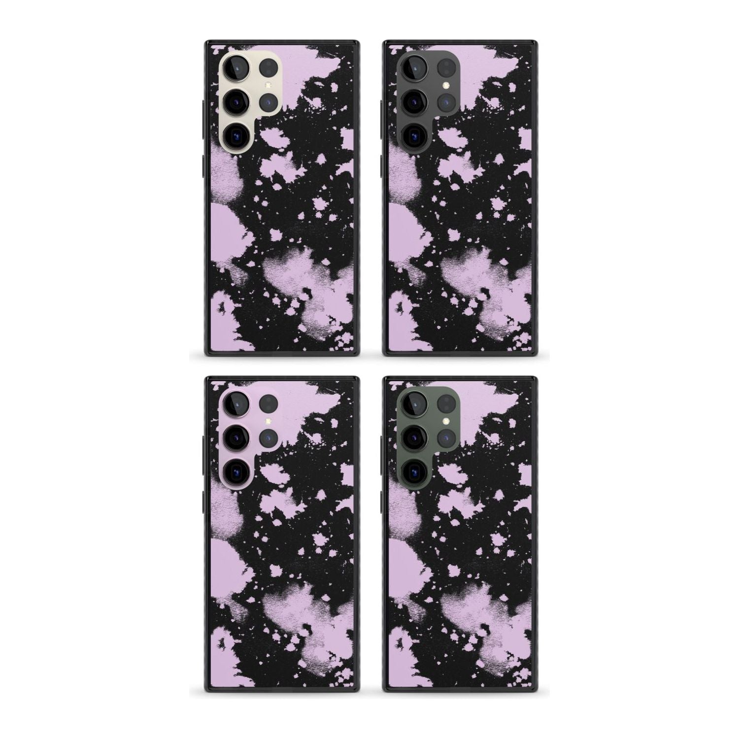 Pink & Black Acid Wash Tie Dye