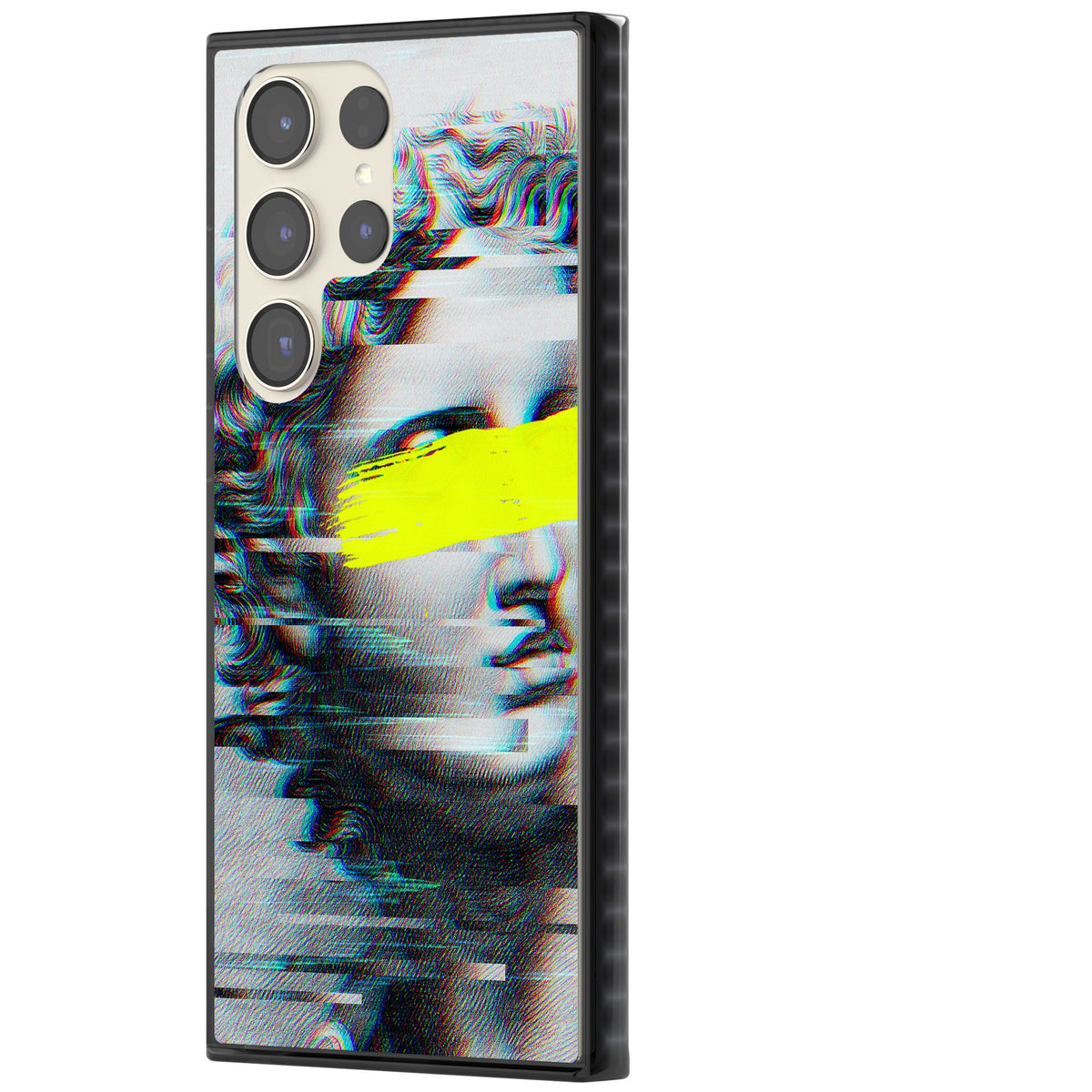 Glitched Fragment Samsung S22 Ultra / Samsung S23 Ultra / Samsung S24 Ultra Impact Black Phone Case side