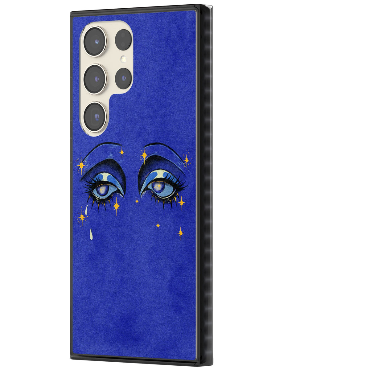 Blue Mystic Eyes Samsung S22 Ultra / Samsung S23 Ultra / Samsung S24 Ultra Impact Black Phone Case side
