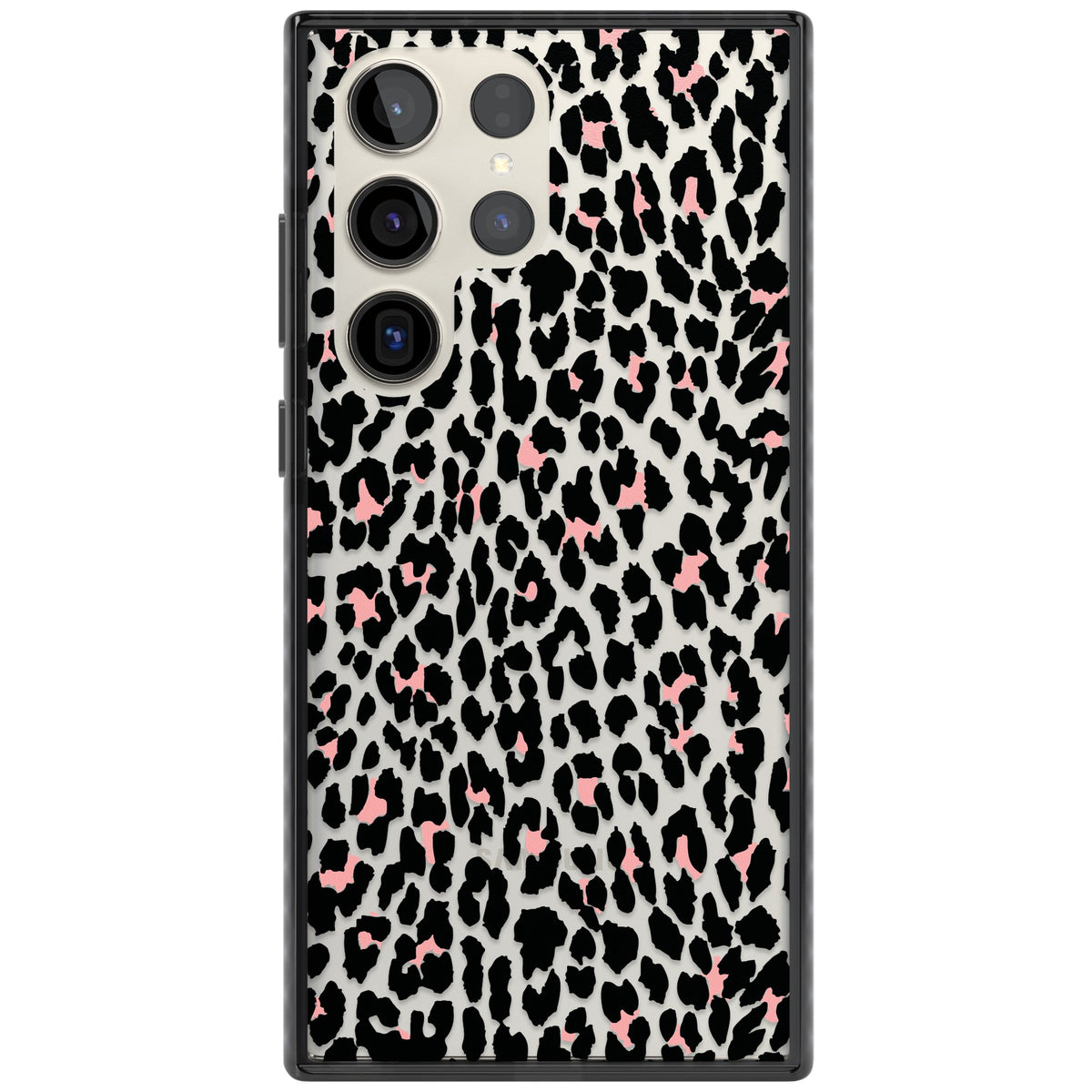 Tatty Leopard Samsung S22 Ultra / Samsung S23 Ultra / Samsung S24 Ultra Impact Black Phone Case front