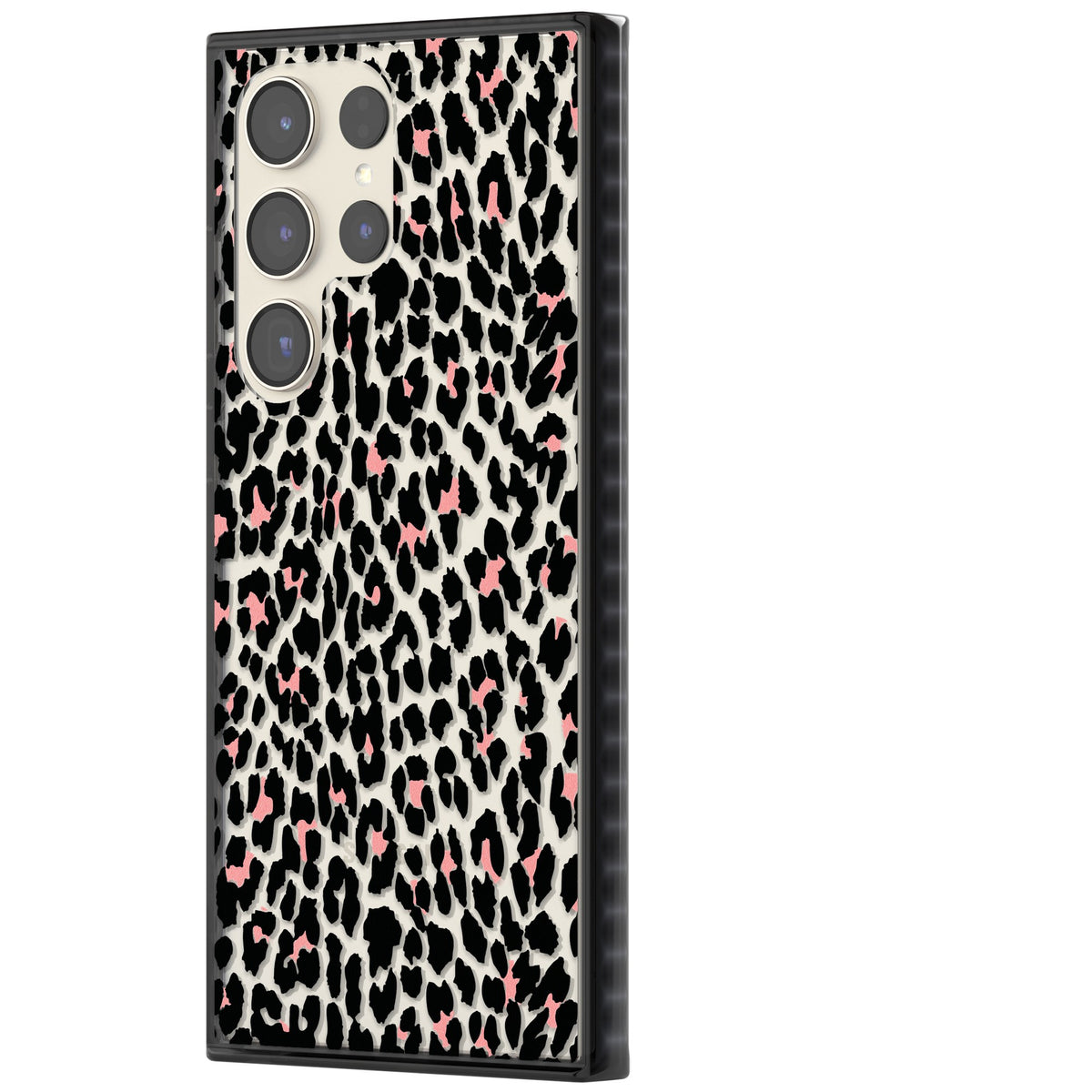 Tatty Leopard Samsung S22 Ultra / Samsung S23 Ultra / Samsung S24 Ultra Impact Black Phone Case side