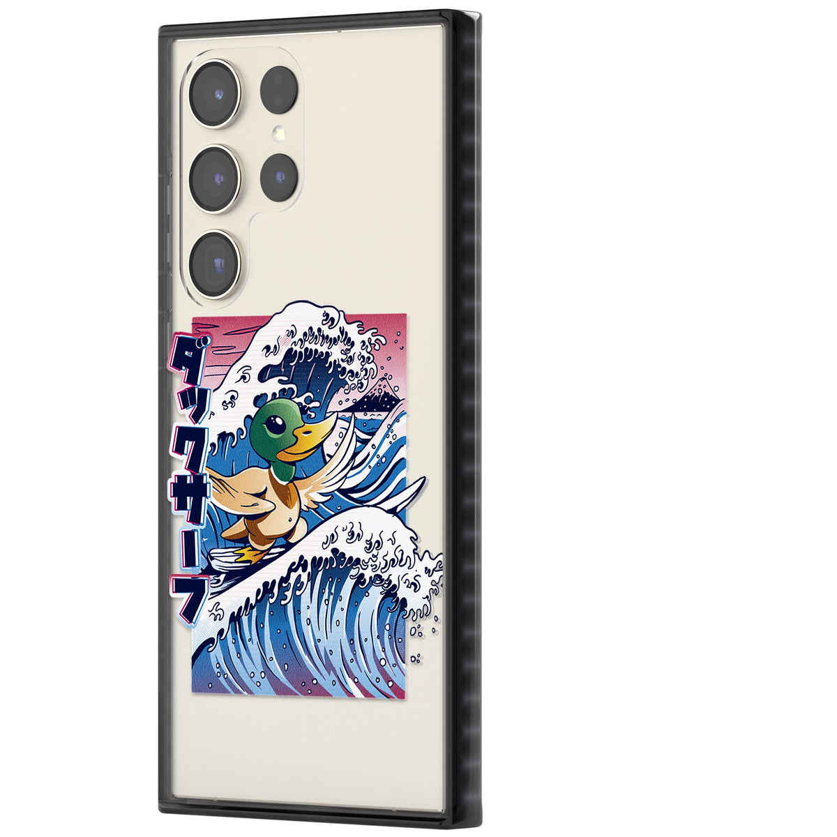 Duck Surf Samsung S22 Ultra / Samsung S23 Ultra / Samsung S24 Ultra Impact Black Phone Case side