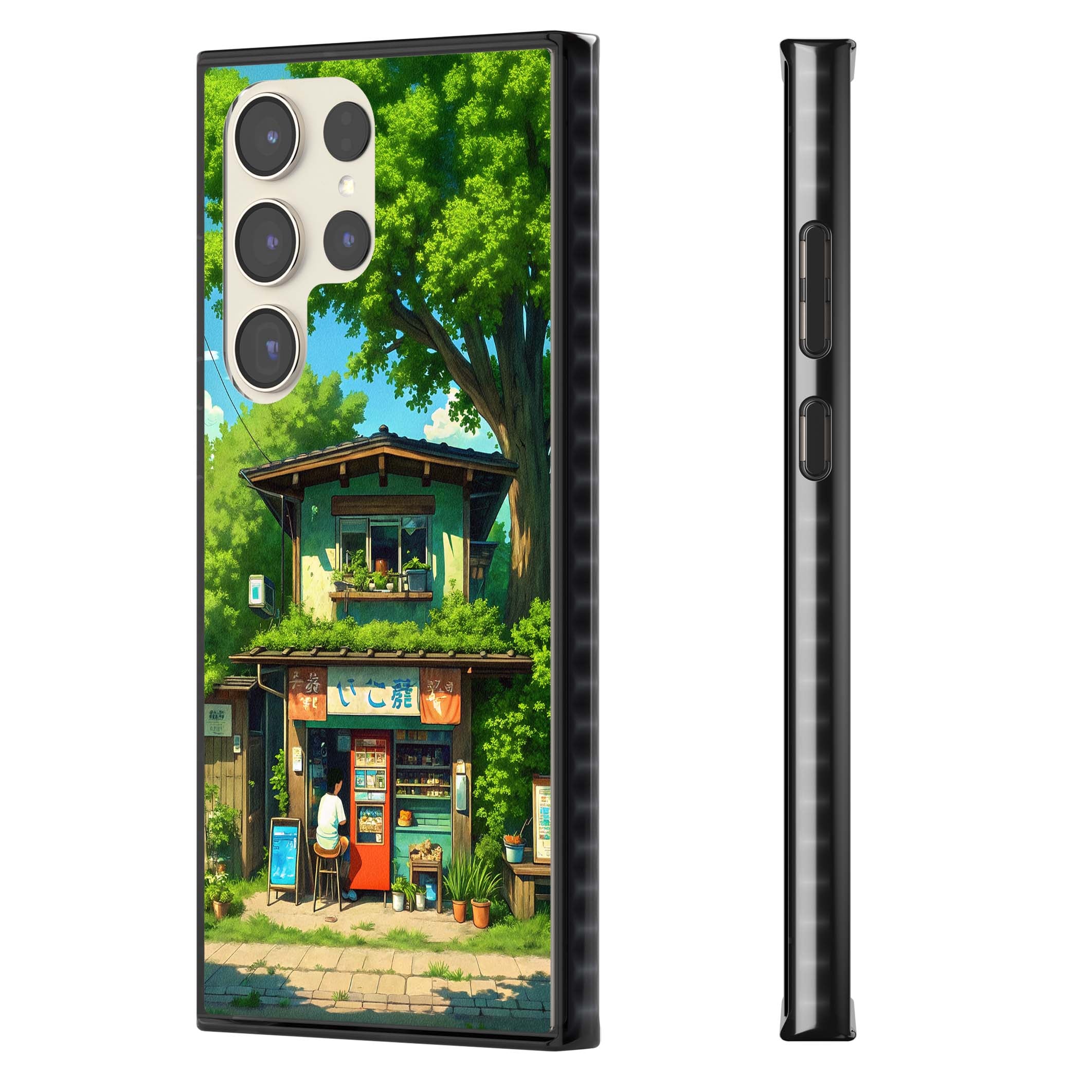Countryside Kiosk for her iPhone case | Black Impact case for Samsung Galaxy S24 Ultra, Samsung Galaxy S23 Ultra, Samsung Galaxy S22 Ultra