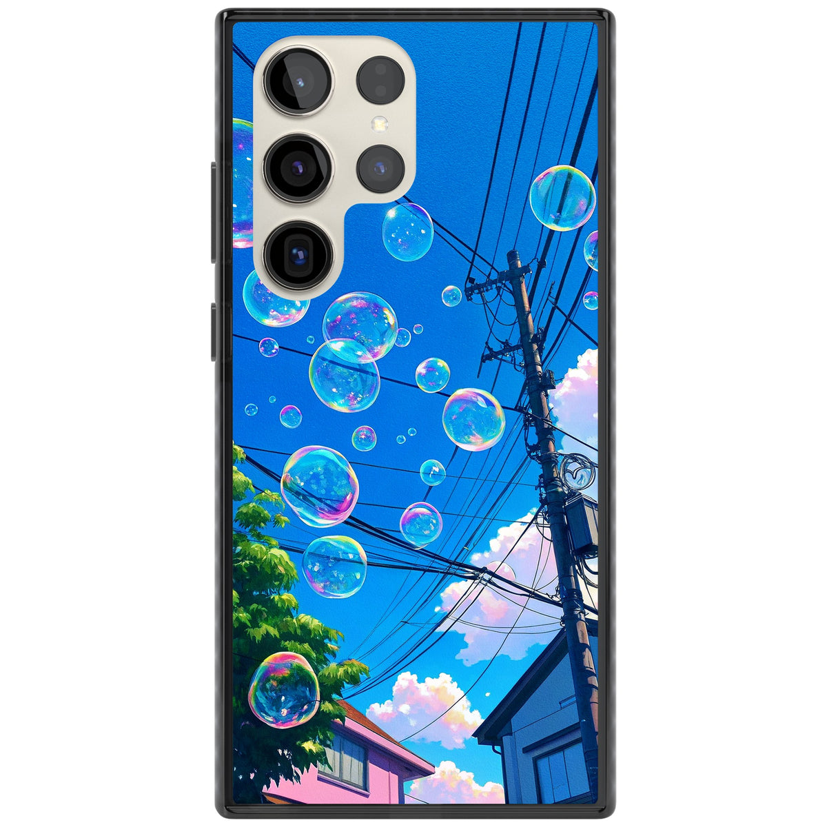 Suburban Bubbles Samsung S22 Ultra / Samsung S23 Ultra / Samsung S24 Ultra Impact Black Phone Case front