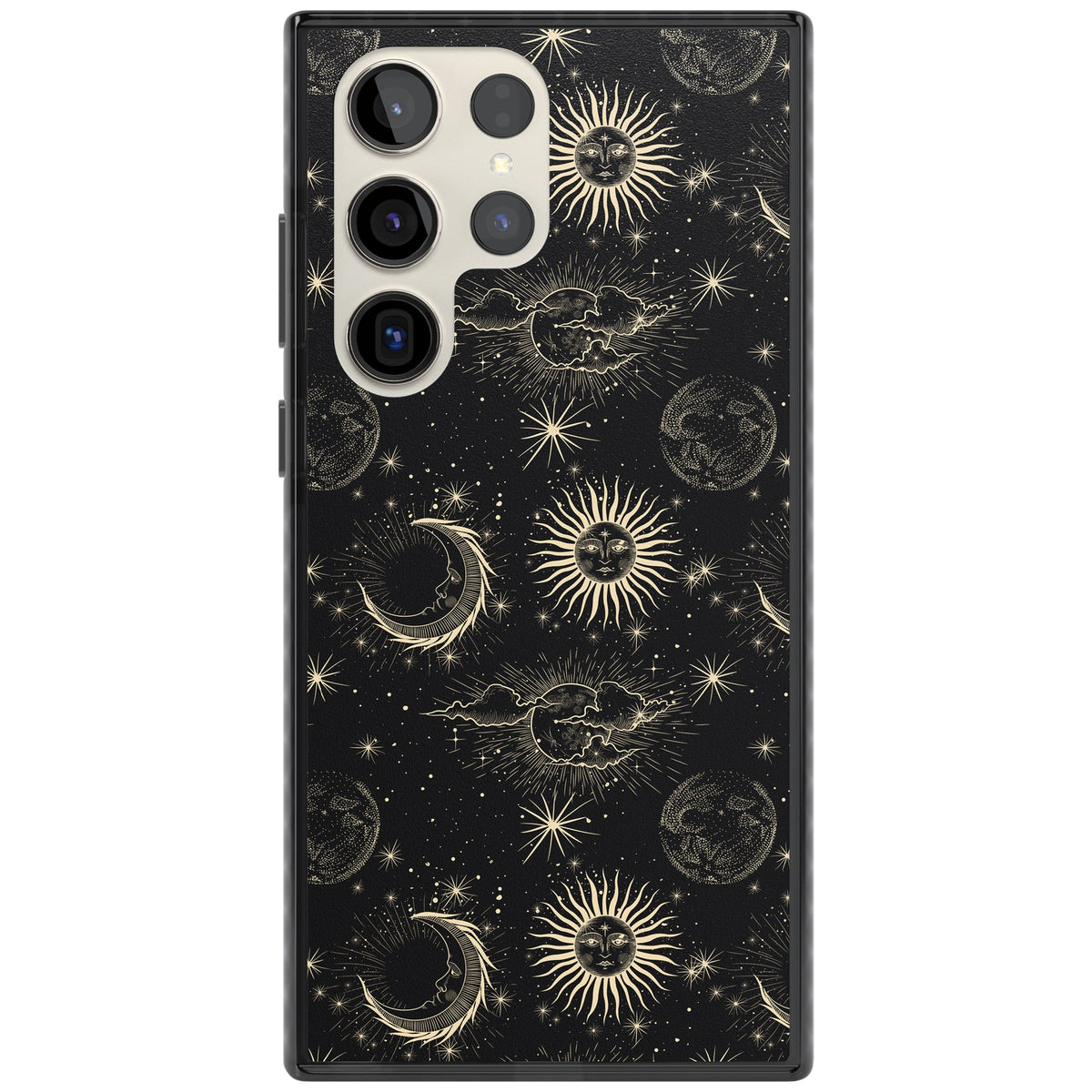 Celestial Almanac Samsung S22 Ultra / Samsung S23 Ultra / Samsung S24 Ultra Impact Black Phone Case front