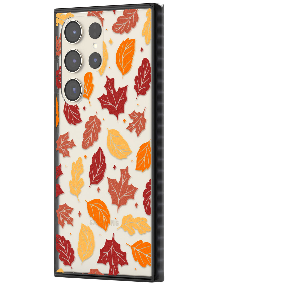Autumn Leaves Samsung S22 Ultra / Samsung S23 Ultra / Samsung S24 Ultra Impact Black Phone Case side