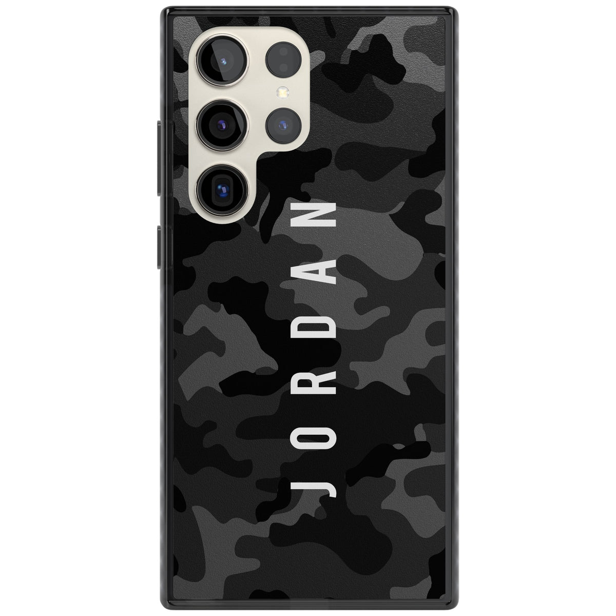 Personalised Urban Camo Samsung S22 Ultra / Samsung S23 Ultra / Samsung S24 Ultra Impact Black Phone Case front