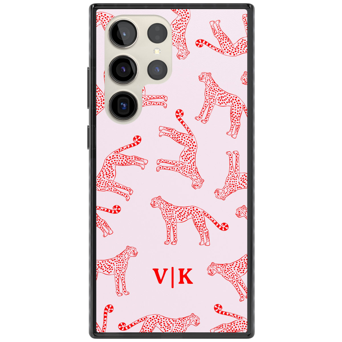 Scarlet Cheetahs Samsung S22 Ultra / Samsung S23 Ultra / Samsung S24 Ultra Impact Black Phone Case front
