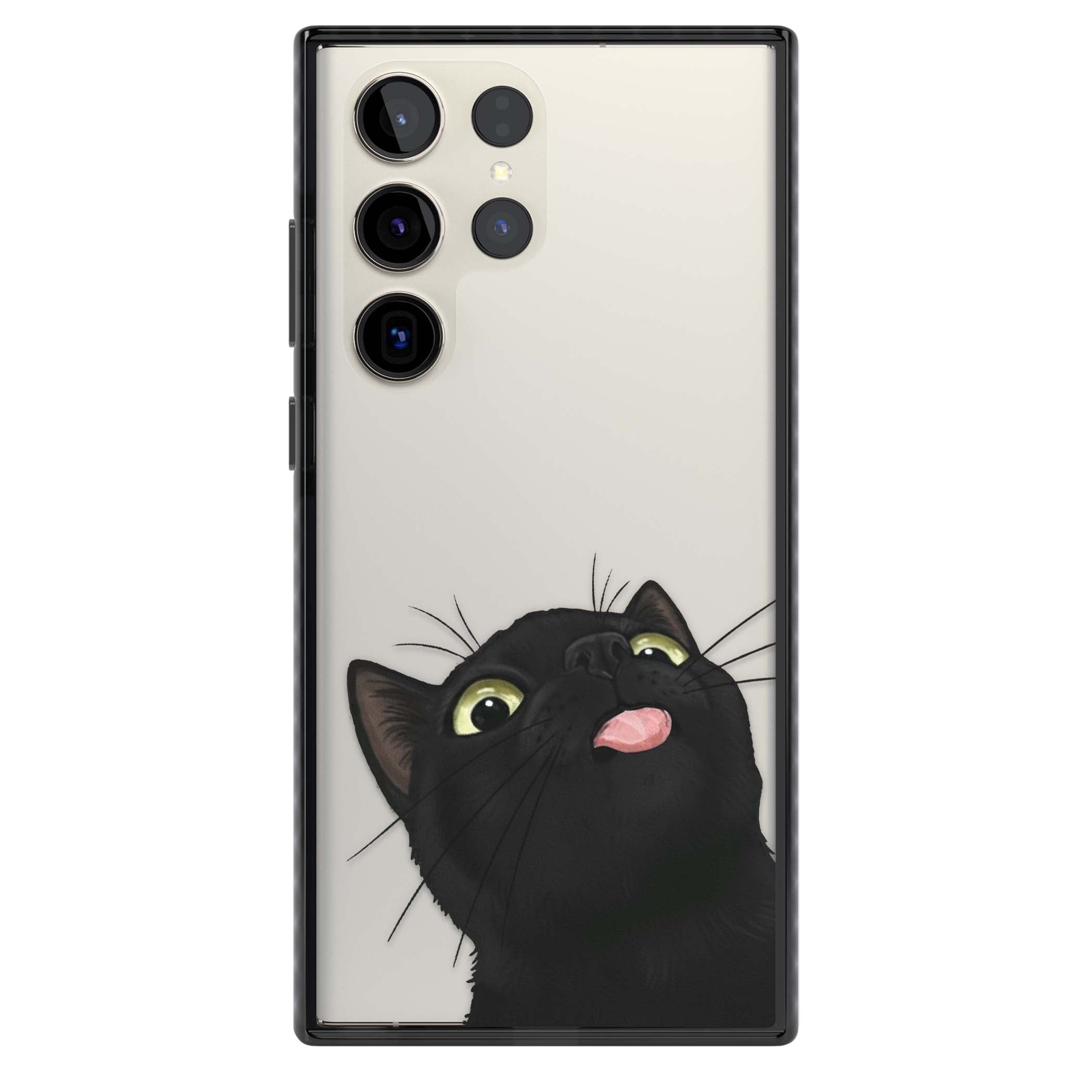 Black Cat Energy for her iPhone case | Black Impact case for Samsung Galaxy S24 Ultra, Samsung Galaxy S23 Ultra, Samsung Galaxy S22 Ultra