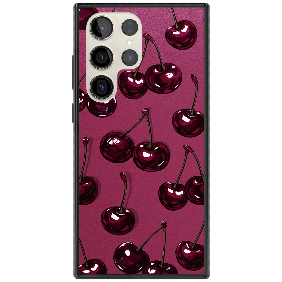 Cherry Soda Samsung S22 Ultra / Samsung S23 Ultra / Samsung S24 Ultra Impact Black Phone Case front