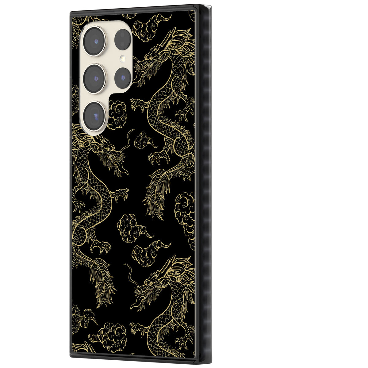 Golden Dynasty Samsung S22 Ultra / Samsung S23 Ultra / Samsung S24 Ultra Impact Black Phone Case side