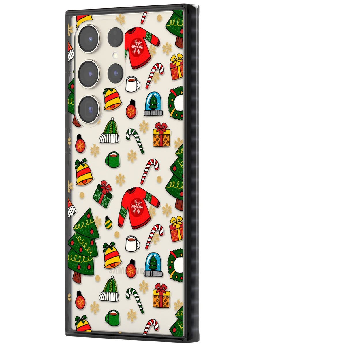 Holiday Medley Samsung S22 Ultra / Samsung S23 Ultra / Samsung S24 Ultra Impact Black Phone Case side