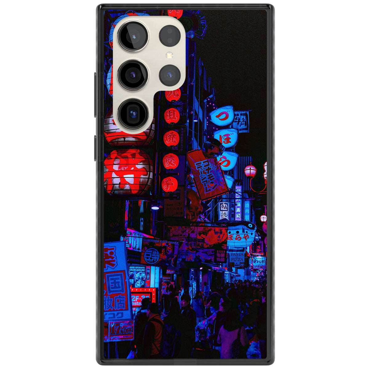Neon Tokyo Samsung S22 Ultra / Samsung S23 Ultra / Samsung S24 Ultra Impact Black Phone Case front