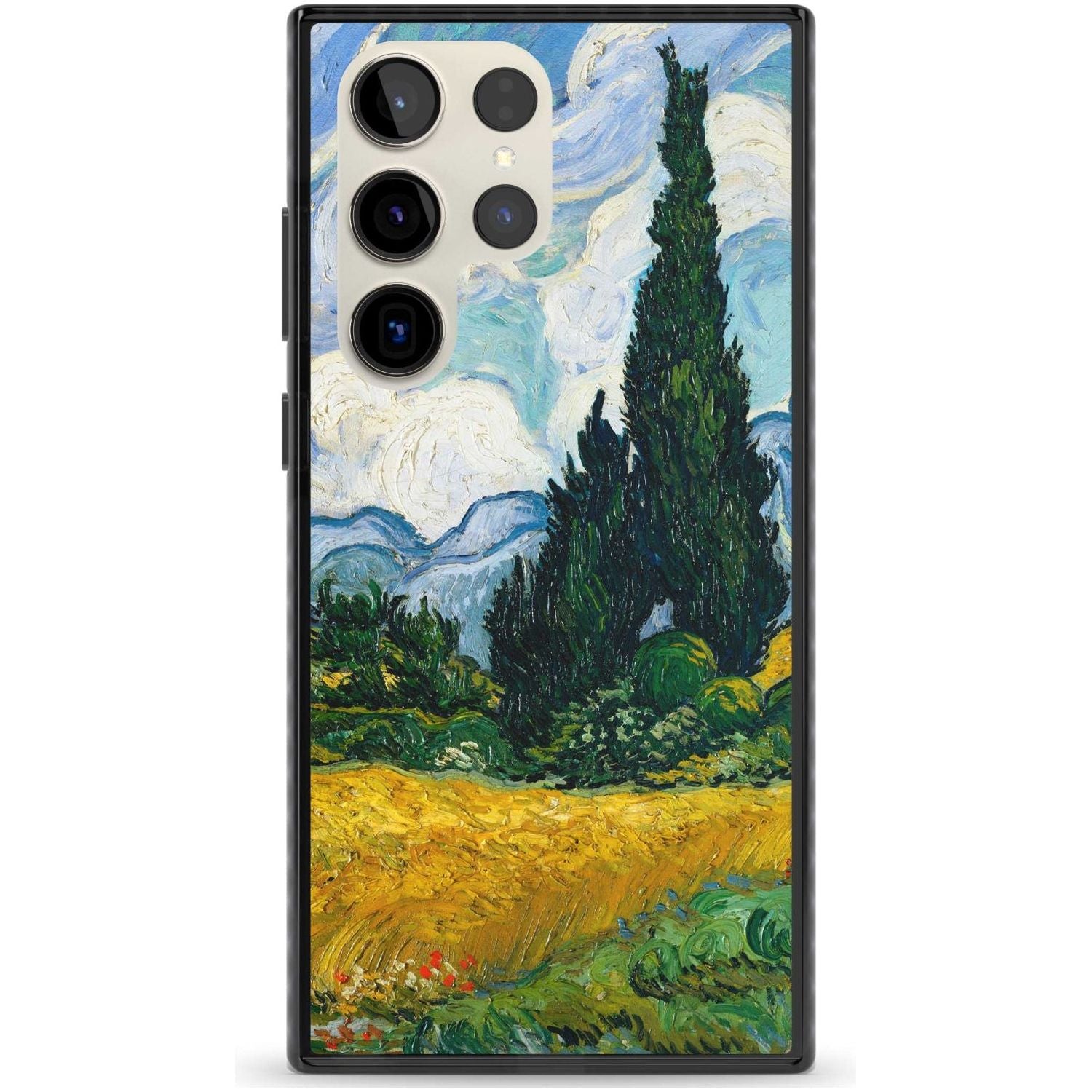 Wheat Field With Cypresses By Vincent Van Gogh