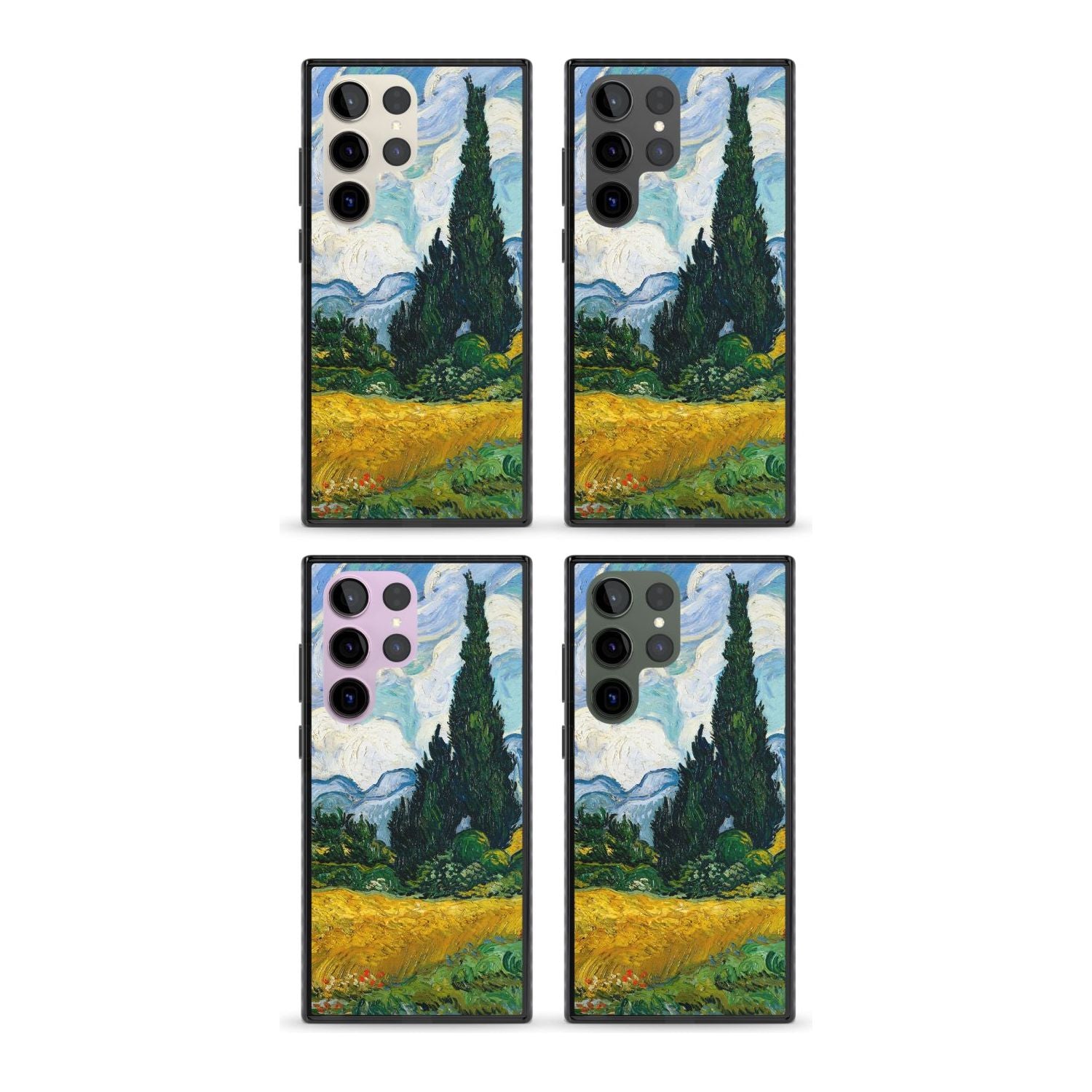 Wheat Field With Cypresses By Vincent Van Gogh