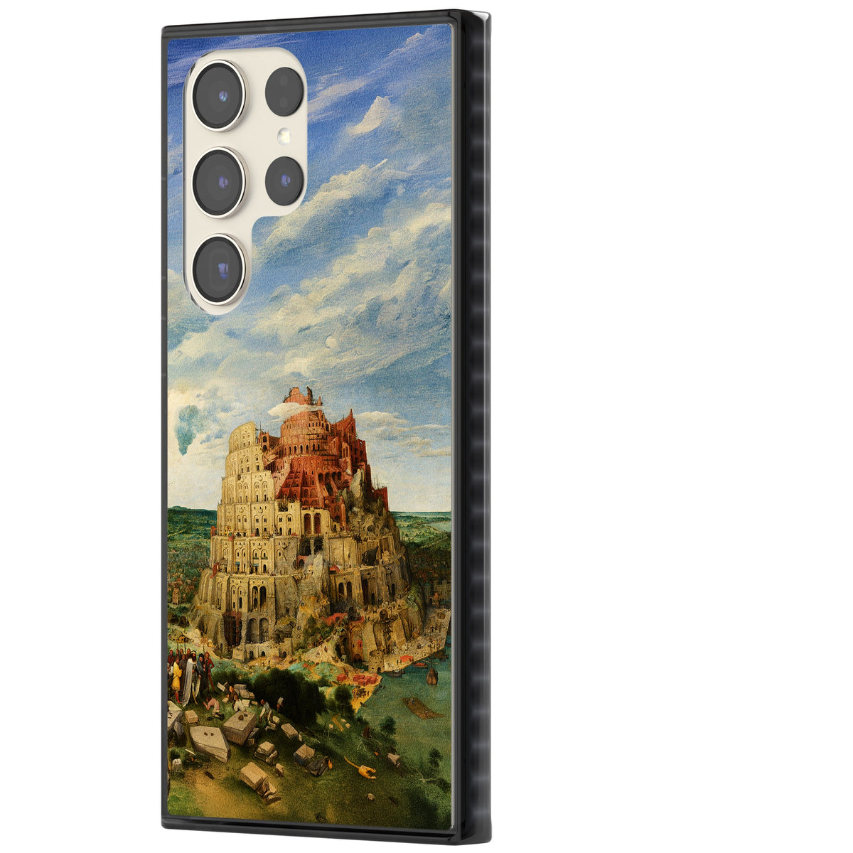 Tower Of Babel Samsung S22 Ultra / Samsung S23 Ultra / Samsung S24 Ultra Impact Black Phone Case side
