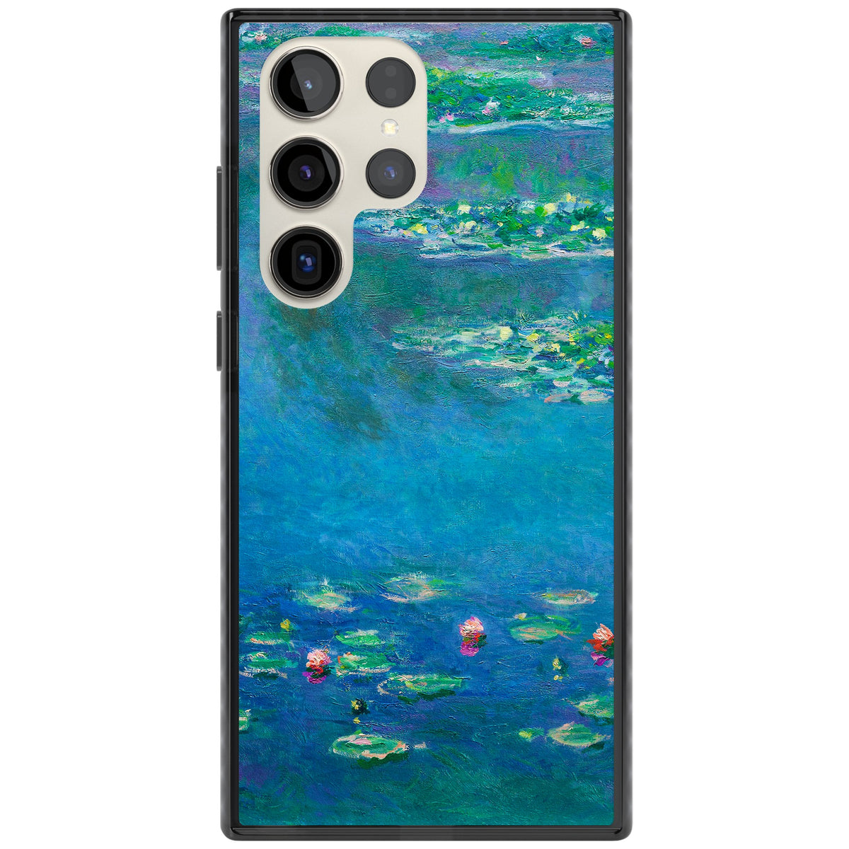 Water Lilies Samsung S22 Ultra / Samsung S23 Ultra / Samsung S24 Ultra Impact Black Phone Case front