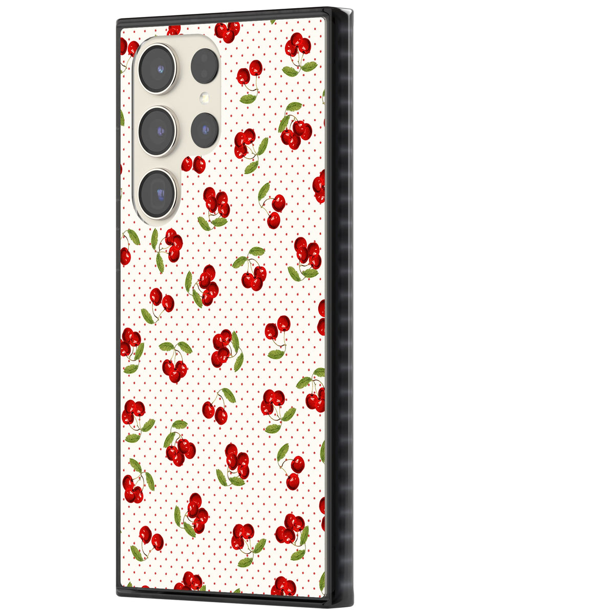 Cherry Picking Samsung S22 Ultra / Samsung S23 Ultra / Samsung S24 Ultra Impact Black Phone Case side