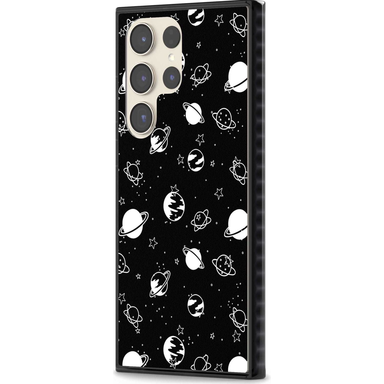 White Planets On Black