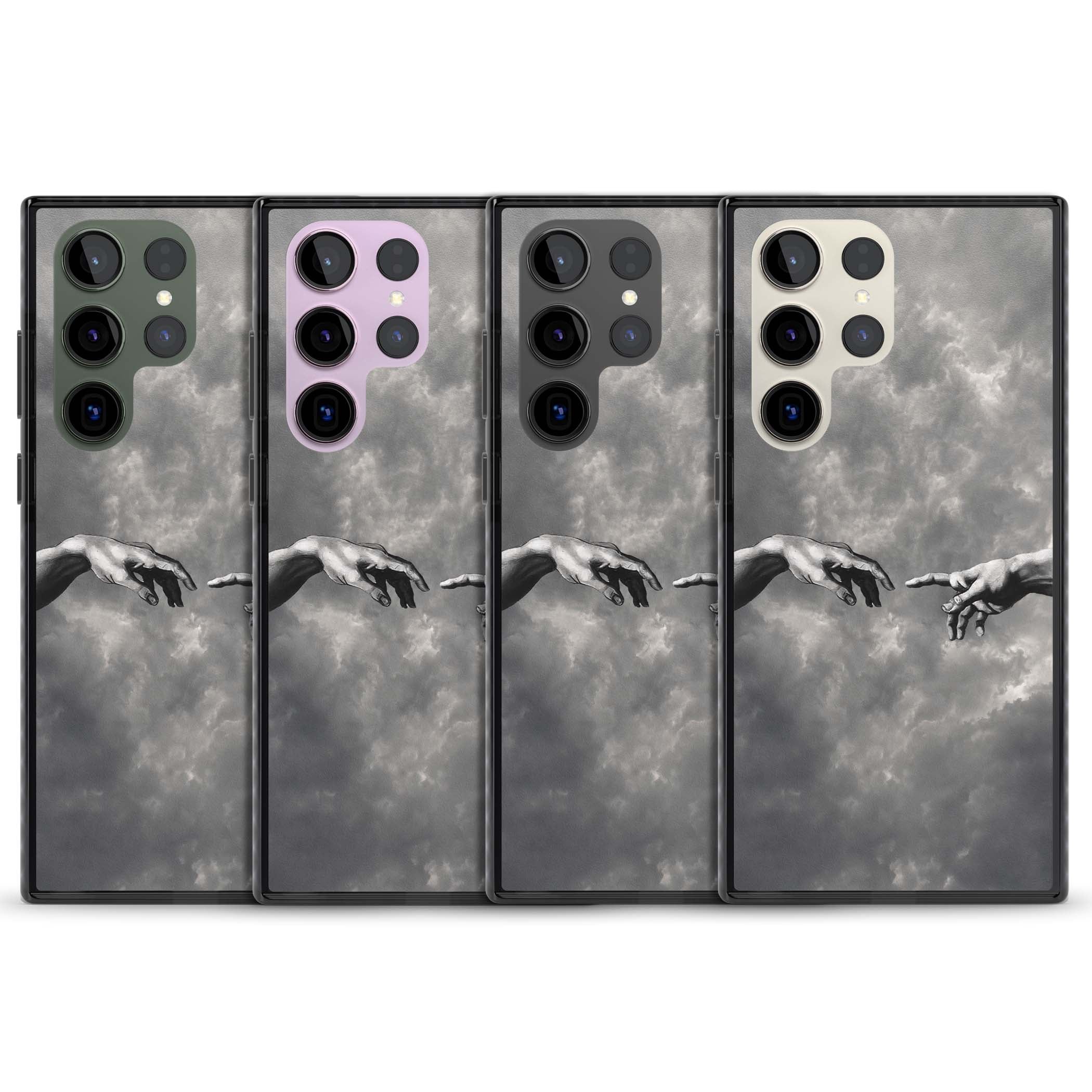 Creation art iPhone case | Black Impact case for Samsung Galaxy S24 Ultra, Samsung Galaxy S23 Ultra, Samsung Galaxy S22 Ultra