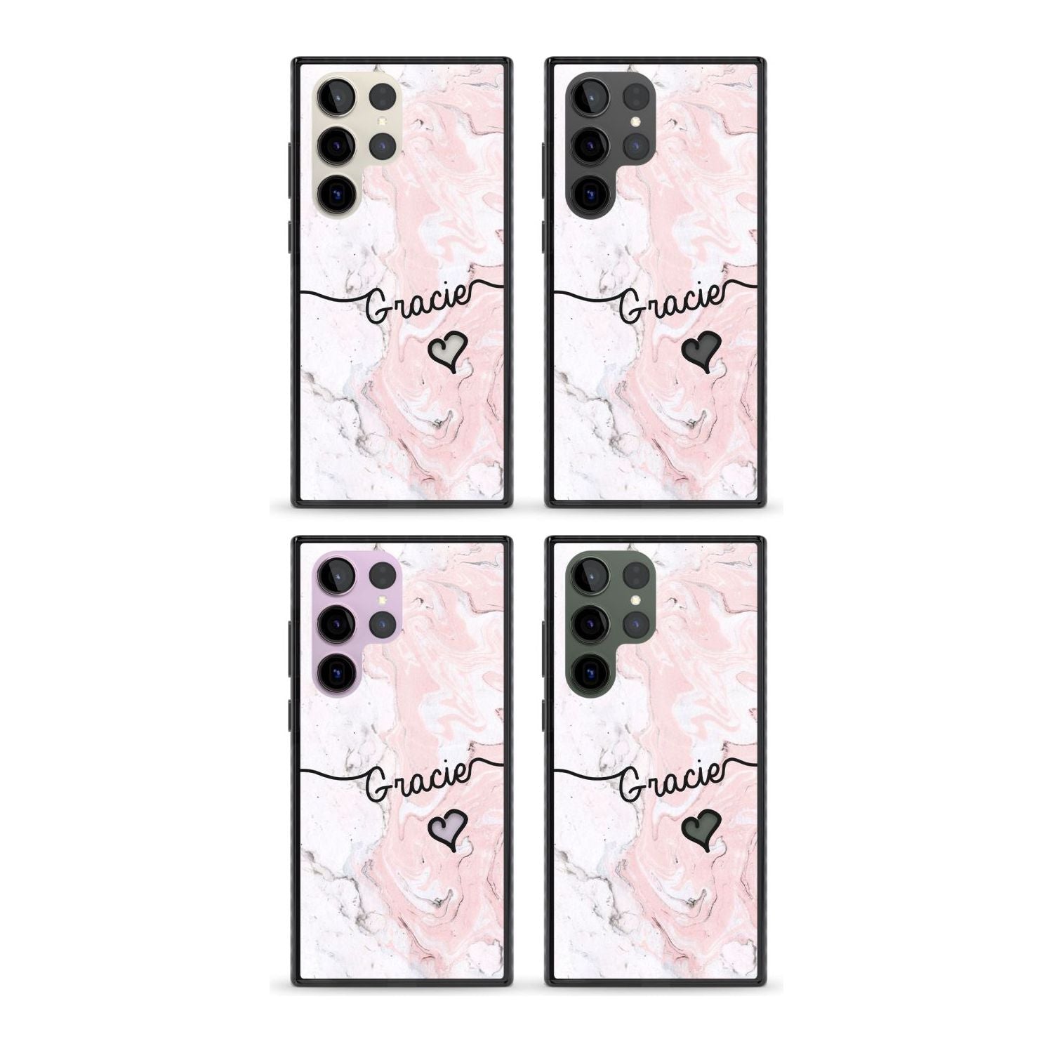 Personalised Pink Marble