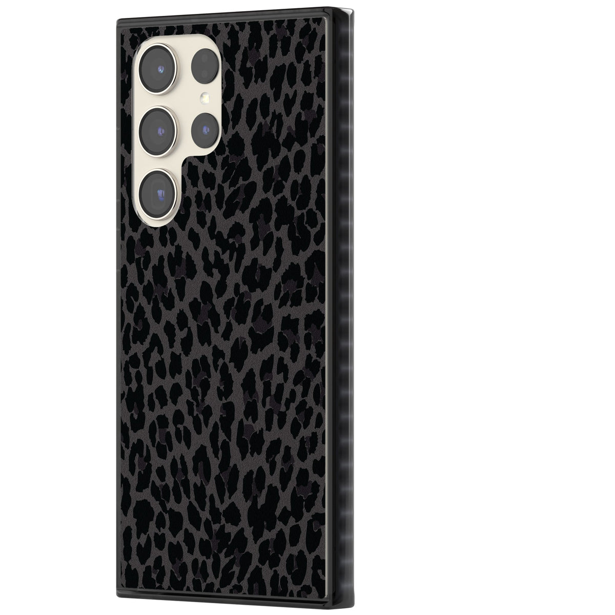 Dark Animal Print Samsung S22 Ultra / Samsung S23 Ultra / Samsung S24 Ultra Impact Black Phone Case side