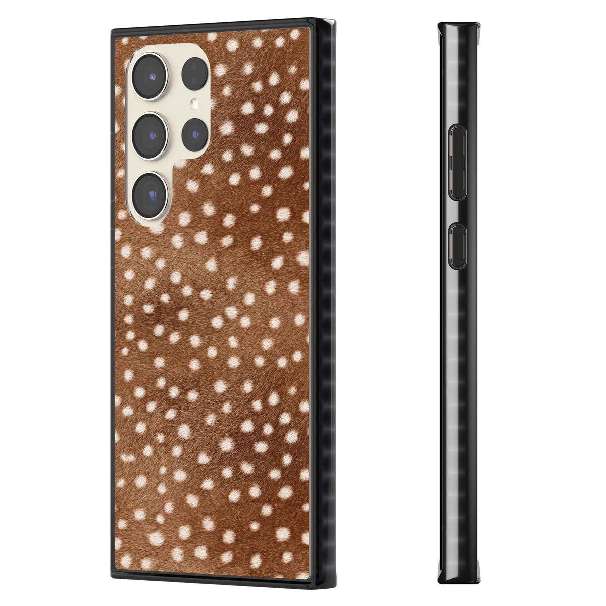 Deer Print animals iPhone case | Black Impact case for Samsung Galaxy S24 Ultra, Samsung Galaxy S23 Ultra, Samsung Galaxy S22 Ultra