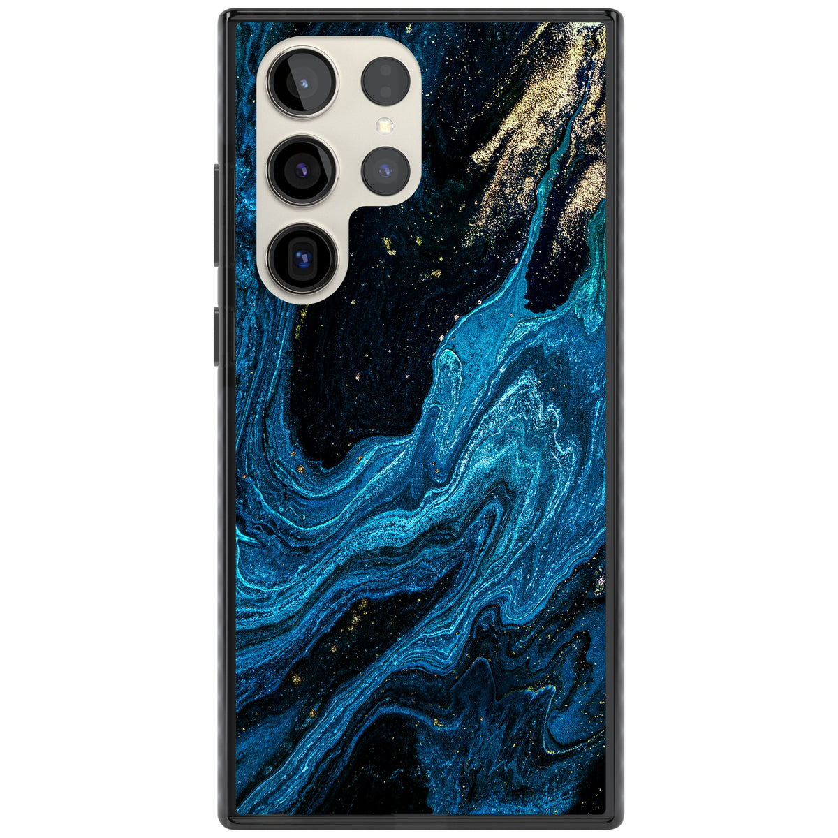 Saphire Lagoon Samsung S22 Ultra / Samsung S23 Ultra / Samsung S24 Ultra Impact Black Phone Case front