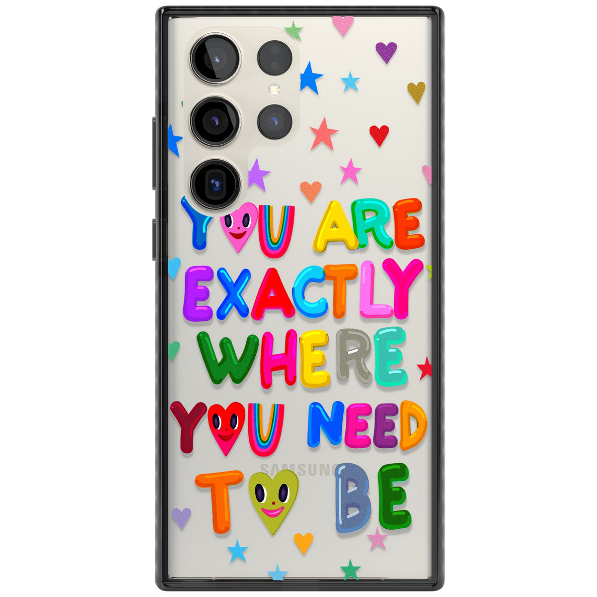 Exactly Where You Need To Be Samsung S22 Ultra / Samsung S23 Ultra / Samsung S24 Ultra Impact Black Phone Case front