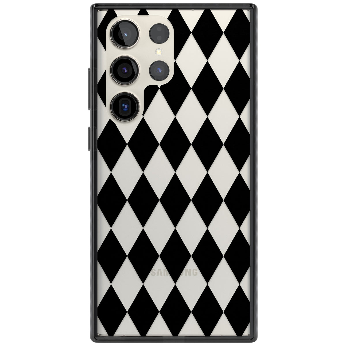 Black Diamonds Samsung S22 Ultra / Samsung S23 Ultra / Samsung S24 Ultra Impact Black Phone Case front