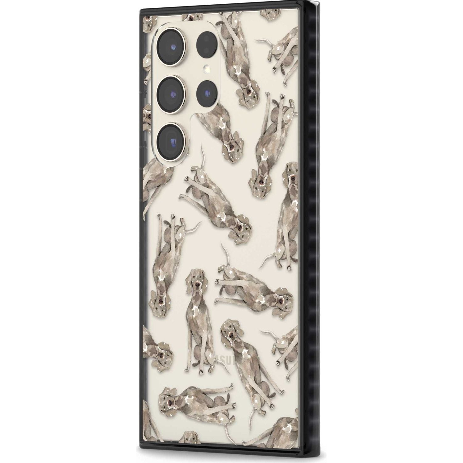 Weimaraner Watercolor Dog