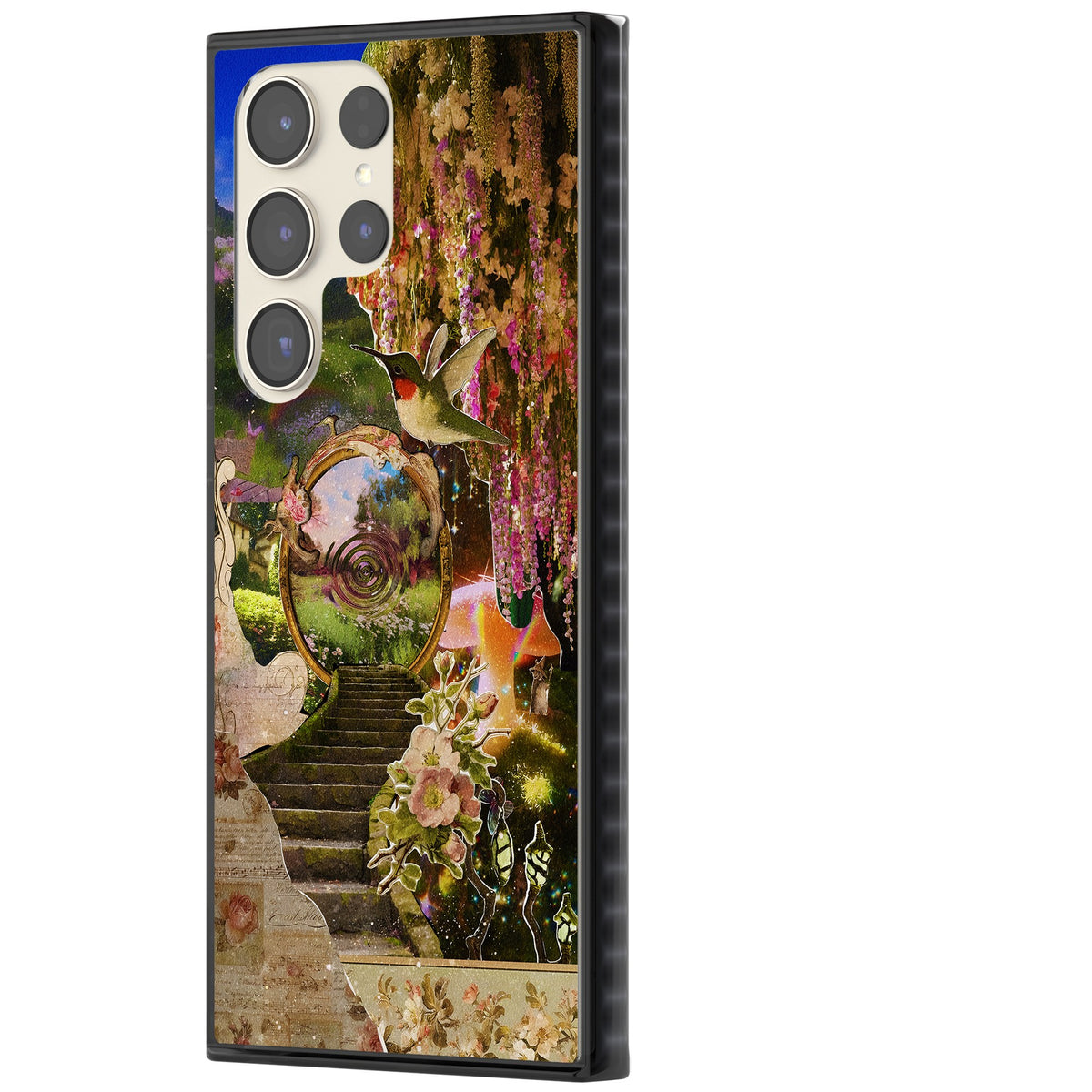 Fairy Portal Samsung S22 Ultra / Samsung S23 Ultra / Samsung S24 Ultra Impact Black Phone Case side
