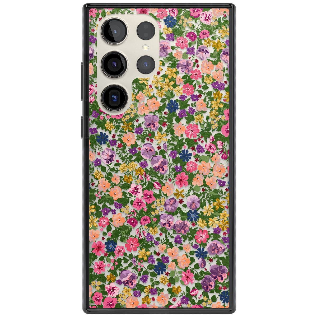 Lake Como Meadow Samsung S22 Ultra / Samsung S23 Ultra / Samsung S24 Ultra Impact Black Phone Case front