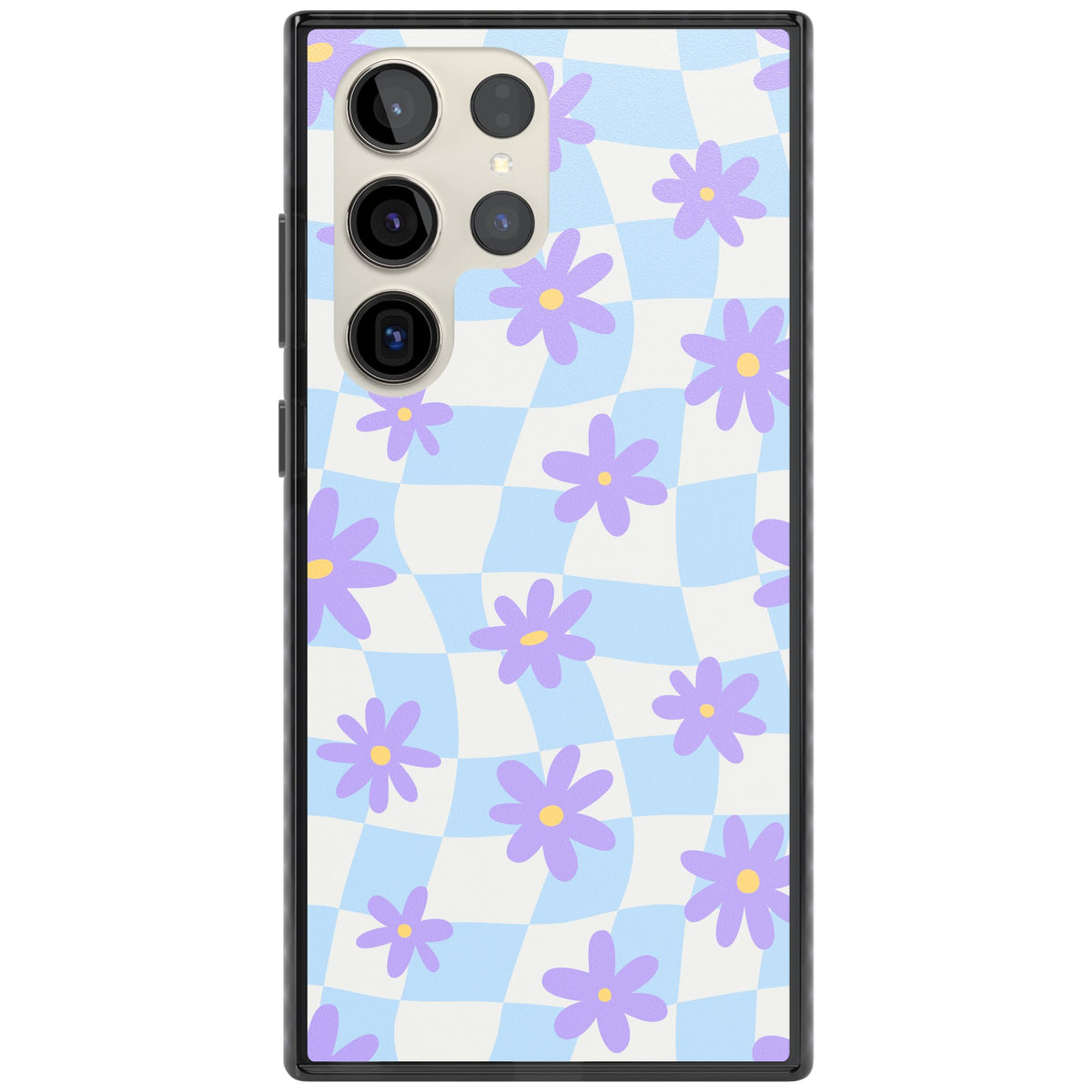Serene Skies & Flowers Samsung S22 Ultra / Samsung S23 Ultra / Samsung S24 Ultra Impact Black Phone Case front
