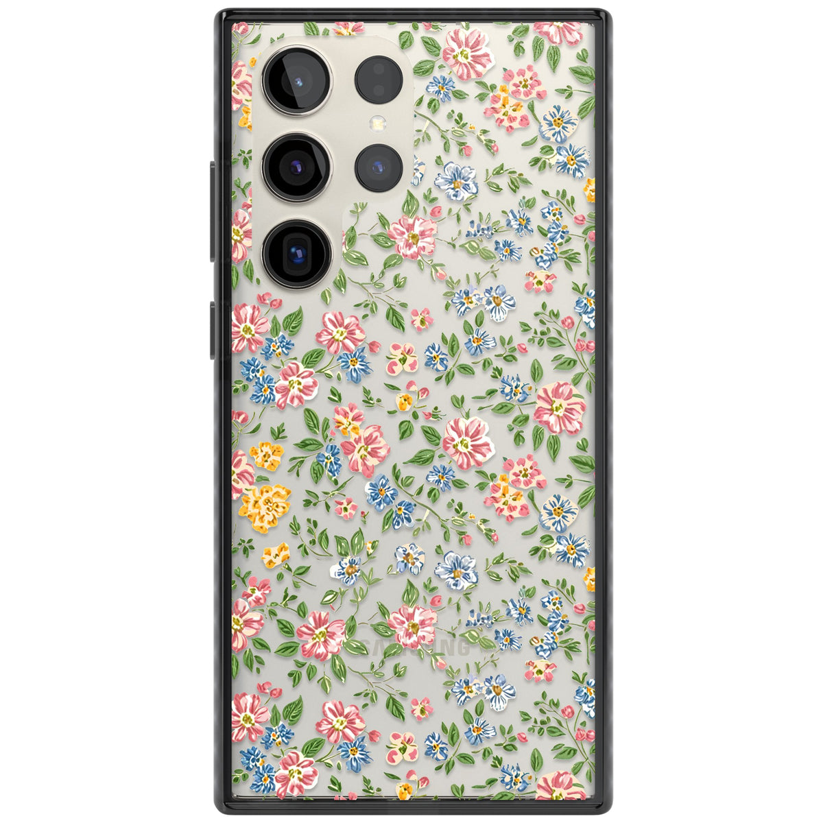 Soft Meadow Samsung S22 Ultra / Samsung S23 Ultra / Samsung S24 Ultra Impact Black Phone Case front