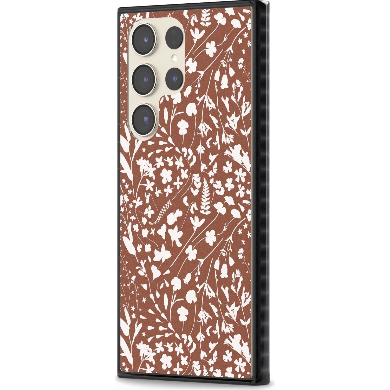 Wildflower Cluster On Terracotta