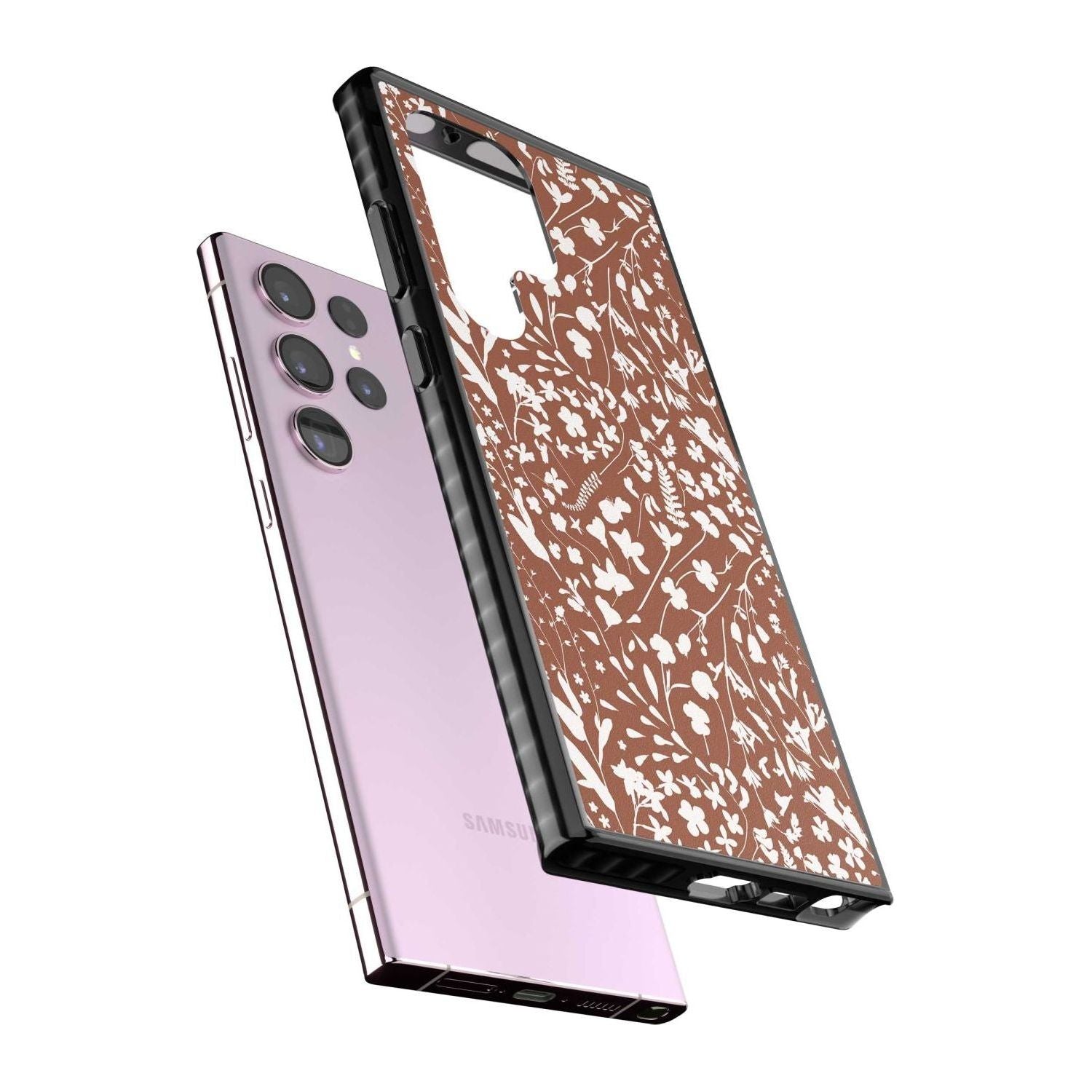 Wildflower Cluster On Terracotta