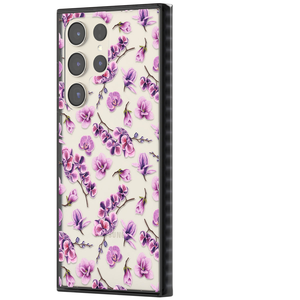 Soft Bloom Samsung S22 Ultra / Samsung S23 Ultra / Samsung S24 Ultra Impact Black Phone Case side